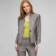 Load image into Gallery viewer, Washable Linen 2 Pocket Jacket-Green-0