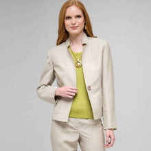 Load image into Gallery viewer, Washable Linen 2 Pocket Jacket-White-0
