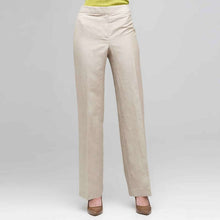 Load image into Gallery viewer, Washable Linen Classic Yoke Pant-White-0