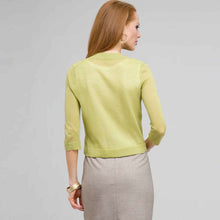 Load image into Gallery viewer, 3/4 Sleeve Cardigan-Green-1