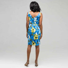 Load image into Gallery viewer, Floral V-Neck Dress-Green-1