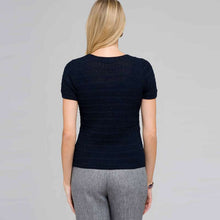 Load image into Gallery viewer, Scoop Neck Knit Top-White-1