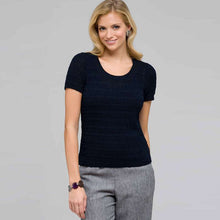 Load image into Gallery viewer, Scoop Neck Knit Top-White-0