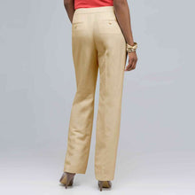 Load image into Gallery viewer, Washable Linen Slim Pant-Black-1