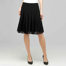 Load image into Gallery viewer, Pleated Skirt With Embroidery.-Green-0