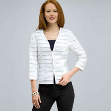 Load image into Gallery viewer, Pleated Jacket.-White-0