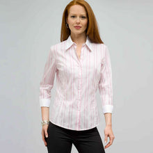 Load image into Gallery viewer, Stripe Button Down Shirt.-Green-0