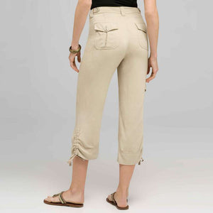 Capri Utility Pant.-Green-1