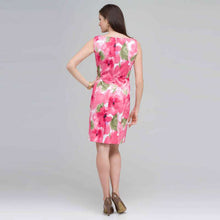 Load image into Gallery viewer, Floral Sheath Dress.-Green-1