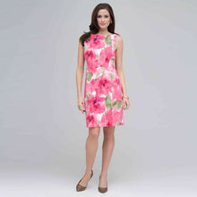 Load image into Gallery viewer, Floral Sheath Dress.-Green-0