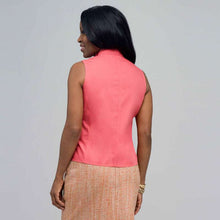 Load image into Gallery viewer, Sleeveless Blouse.-Green-1