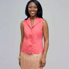 Load image into Gallery viewer, Sleeveless Blouse.-Green-0