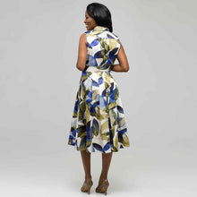 Load image into Gallery viewer, Floral Shirt Dress.-Green-1