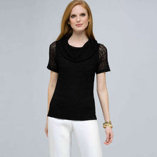 Load image into Gallery viewer, Cowl Neck Top-White-0