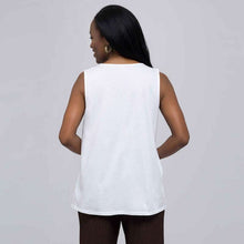 Load image into Gallery viewer, Shirred Front Tank.-Green-1