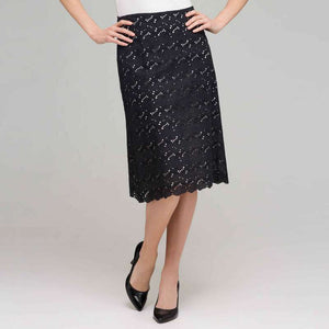 Eyelet Skirt.-Green-0