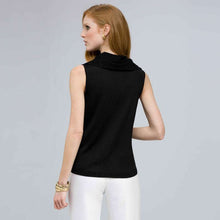 Load image into Gallery viewer, Sleeveless Cowl Neck Knit.-Green-1