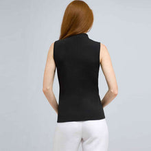 Load image into Gallery viewer, Zip Front Tank with Ruffles Blouse.-Green-1