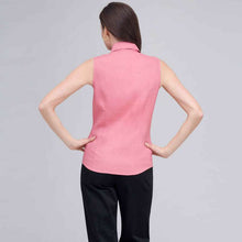 Load image into Gallery viewer, Ruffle Sleeveless Blouse.-Green-1