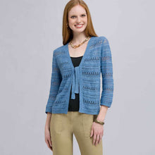 Load image into Gallery viewer, Tie Front Cardigan-Black-0