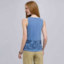 Load image into Gallery viewer, Tank With Applique and Sequins-Green-1