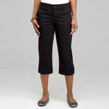 Load image into Gallery viewer, 5 Pocket Cuffed Capri-Green-0