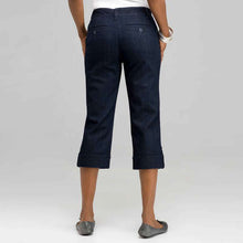 Load image into Gallery viewer, 5 Pocket Cuffed Capri (Petite)-Green-1