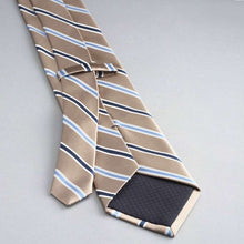 Load image into Gallery viewer, Striped Silk Tie-Green-1