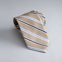 Load image into Gallery viewer, Striped Silk Tie-Green-0