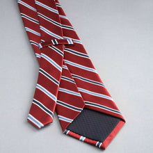 Load image into Gallery viewer, Striped Silk Tie-Green-1