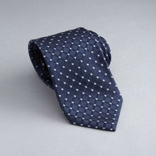 Load image into Gallery viewer, Checked Silk Tie-White-0